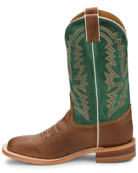 Image #3 - Justin Women's Bent Rail Collection Western Boots, Tan, hi-res
