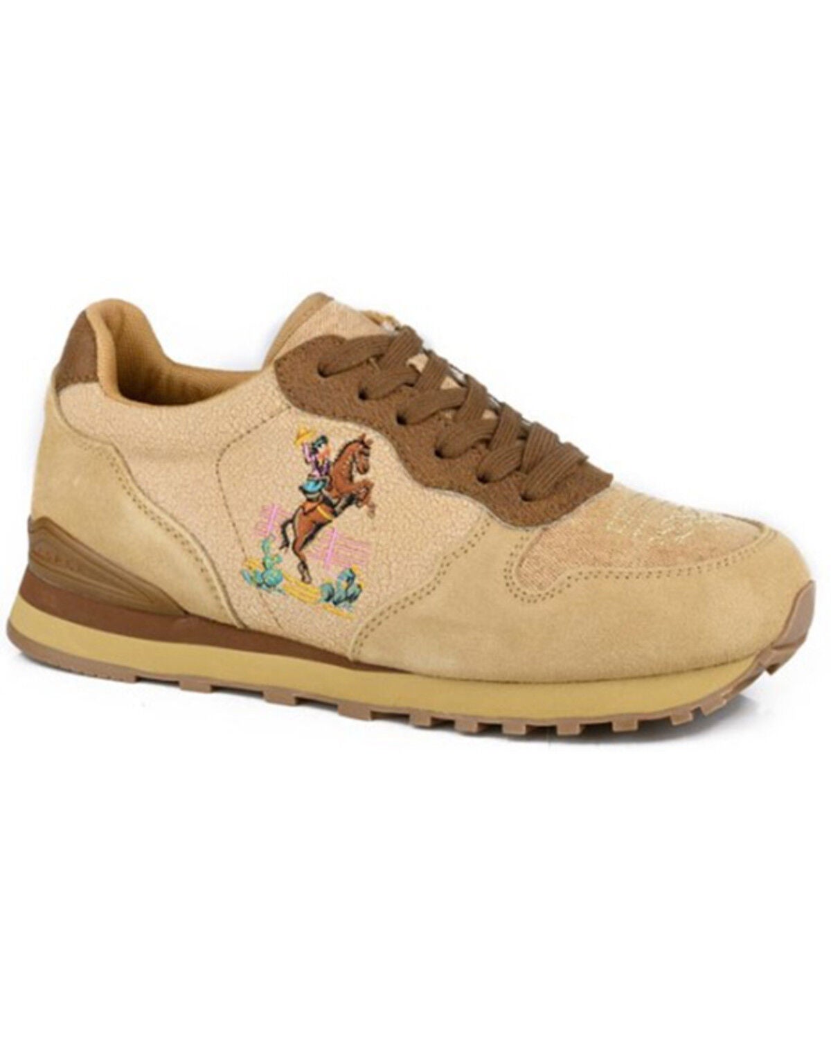 Image #1 - Roper Women's Giddy Up Rider Casual Shoes, Tan, hi-res