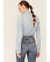 Image #4 - Shyanne Women's Light Wash Shy Life Western Denim Shirt, , hi-res