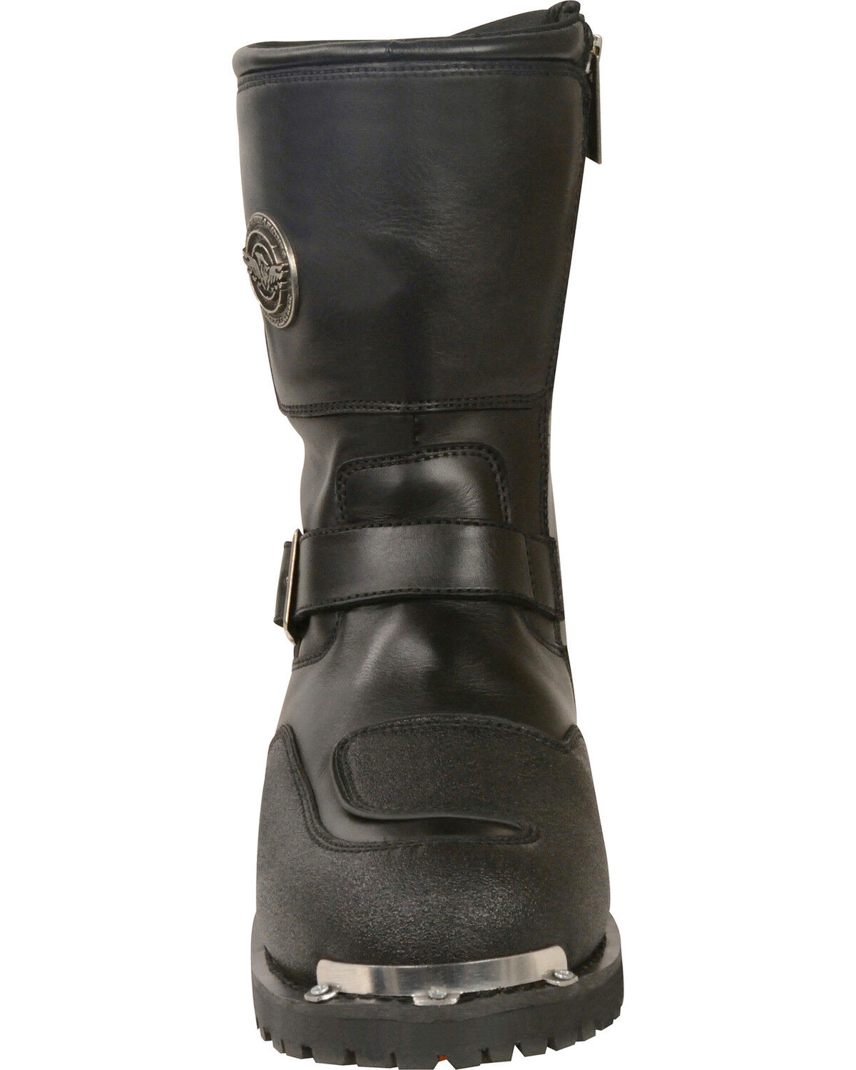 Image #3 - Milwaukee Leather Men's Reflective Piping Gear Shift Protection Boots - Round Toe, Black, hi-res