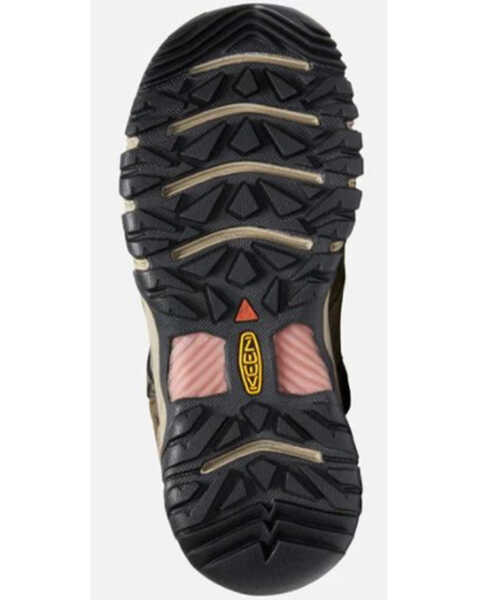 Keen Women's Ridge Flex Waterproof Hiking Shoes, Brown/pink, hi-res