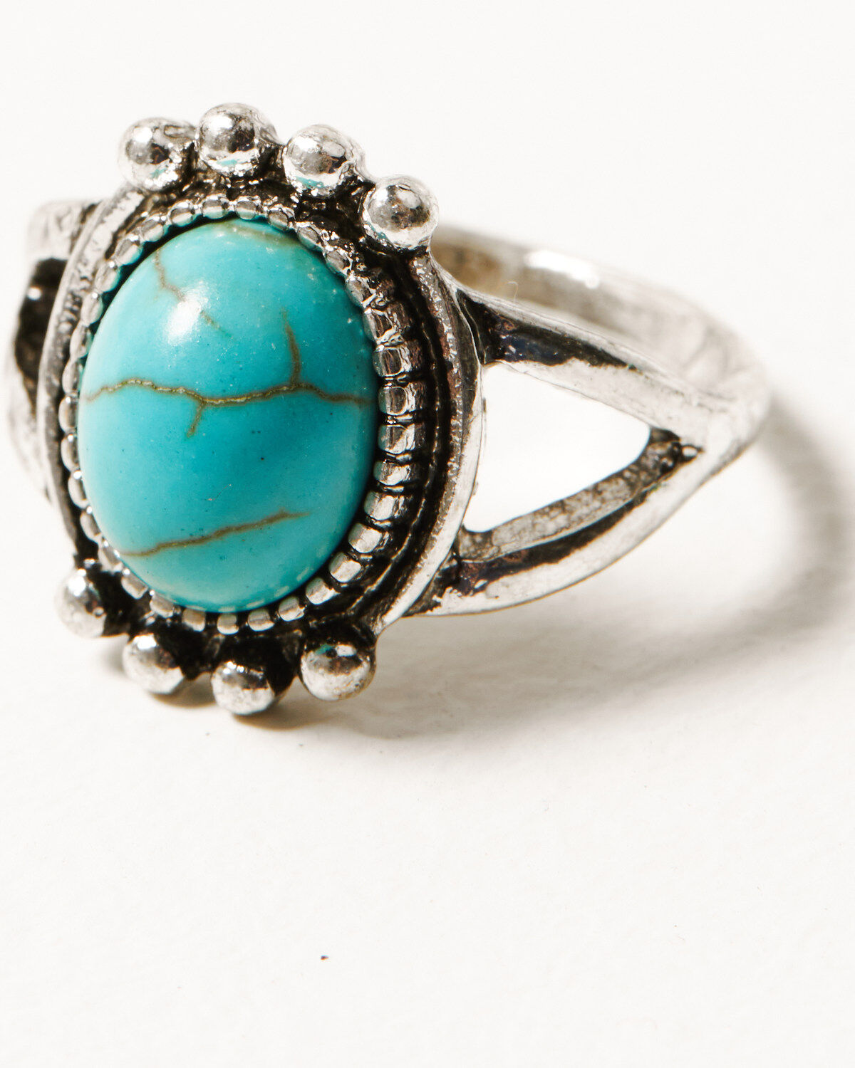 Image #3 - Shyanne Women's 4-piece Silver & Turquoise Statement Ring Set, Silver, hi-res