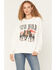 Image #1 - White Crow Women's Stay Wild Horse Print Crewneck Sweatshirt, White, hi-res