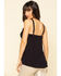 Image #2 - Shyanne Women's Black Embroidered Front Halter Top, , hi-res