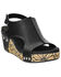 Image #1 - Corkys Women's Carley Wedge Heels, Black, hi-res