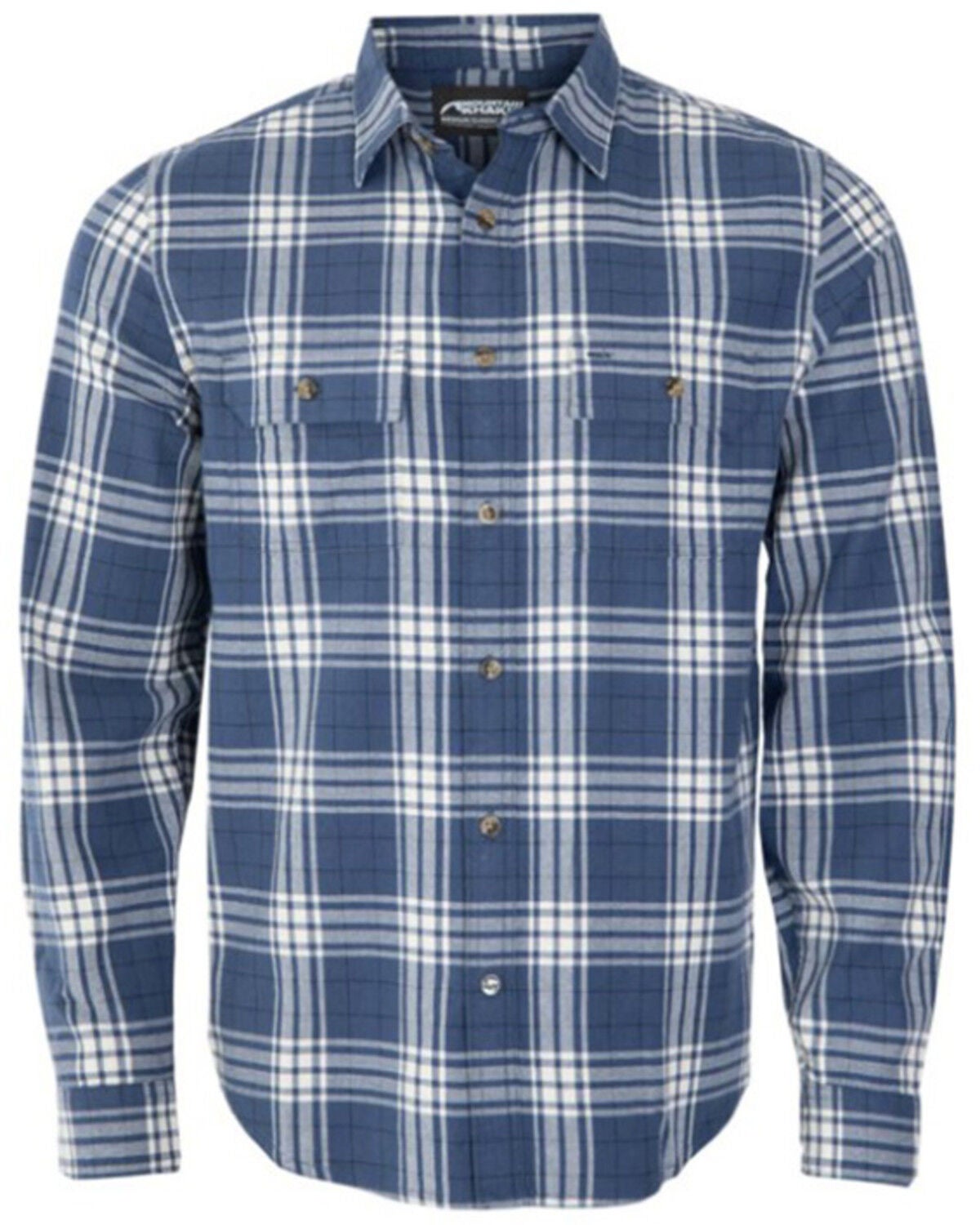 Mountain Khakis Men's Park Flannel Shirt, Navy, hi-res