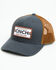Image #1 - Cinch Men's FlexFit Logo Patch Ball Cap, Grey, hi-res
