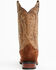 Image #5 - Laredo Men's Rigid Roughout Performance Western Boots - Broad Square Toe, Rust Copper, hi-res