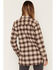Image #4 - Ariat Women's Durastretch Plaid Print Long Sleeve Button-Down Flannel Work Shirt, Grey, hi-res