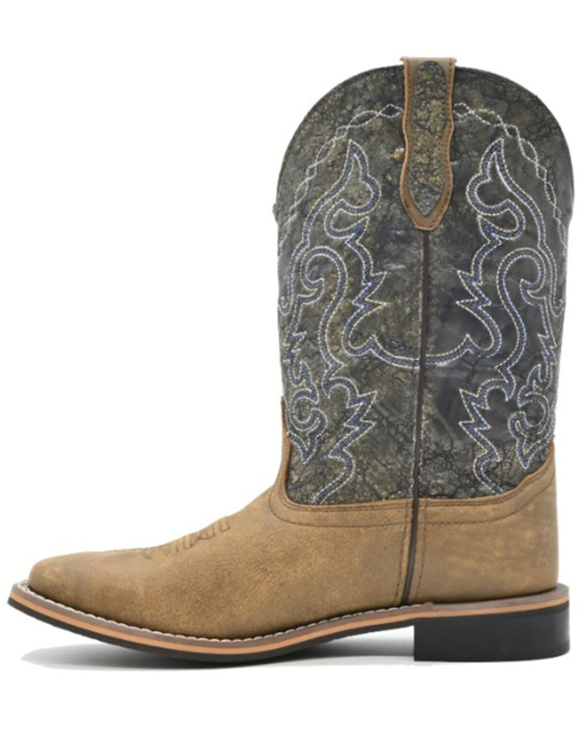 Image #3 - Smoky Mountain Women's Odessa Western Boots - Broad Square Toe, , hi-res