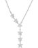 Image #1 - Montana Silversmiths Women's Guiding North Crystal Necklace, Silver, hi-res