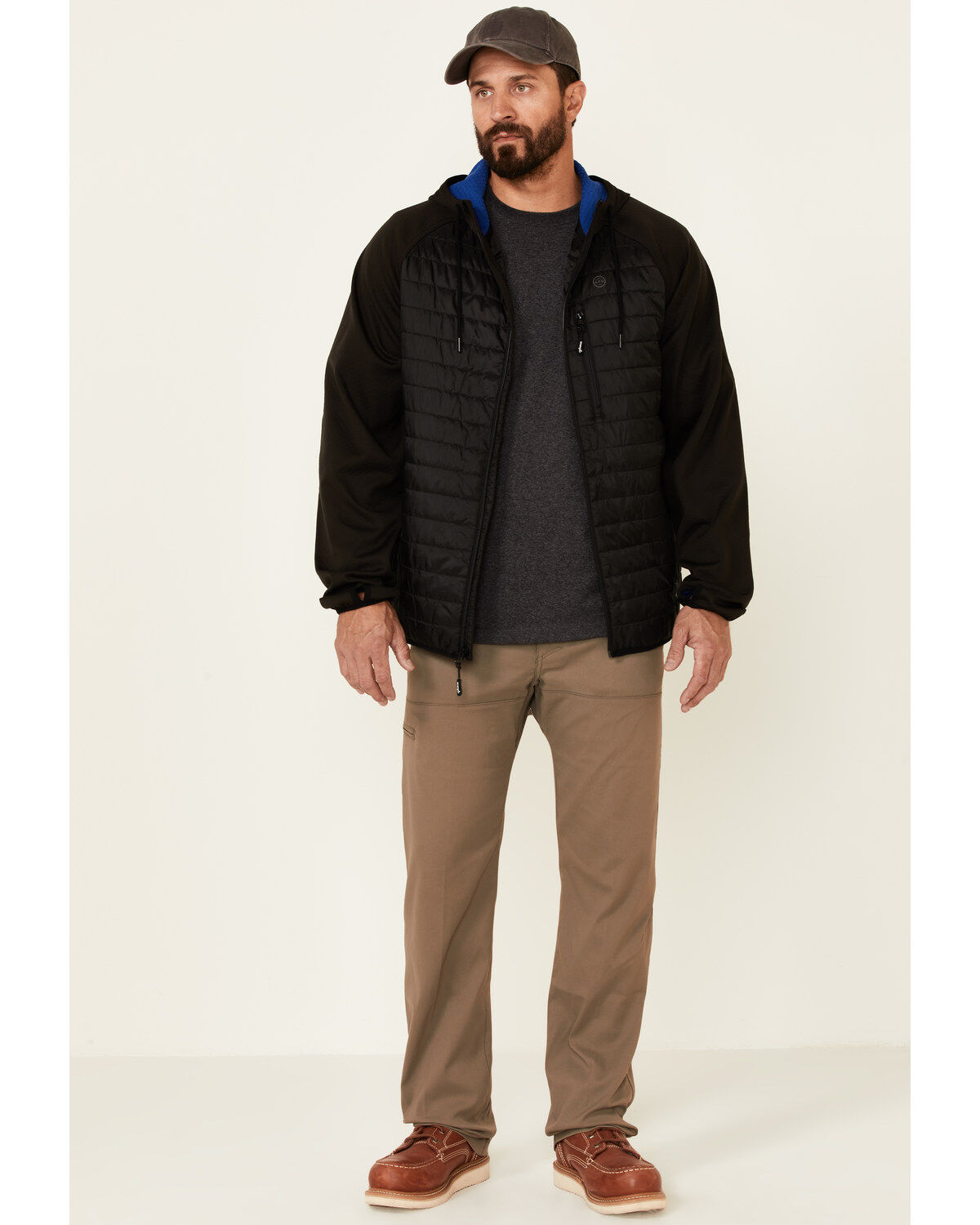 Image #2 - ATG by Wrangler Men's All-Terrain Green Outrider Zip-Front Hooded Jacket, Green, hi-res