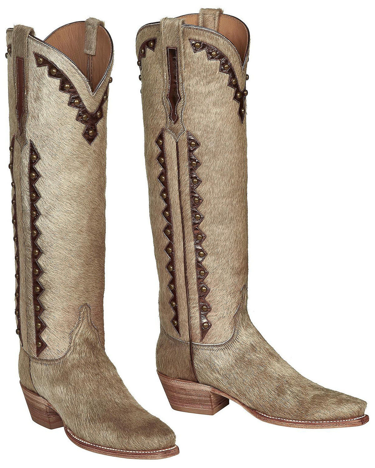 calf hair cowboy boots
