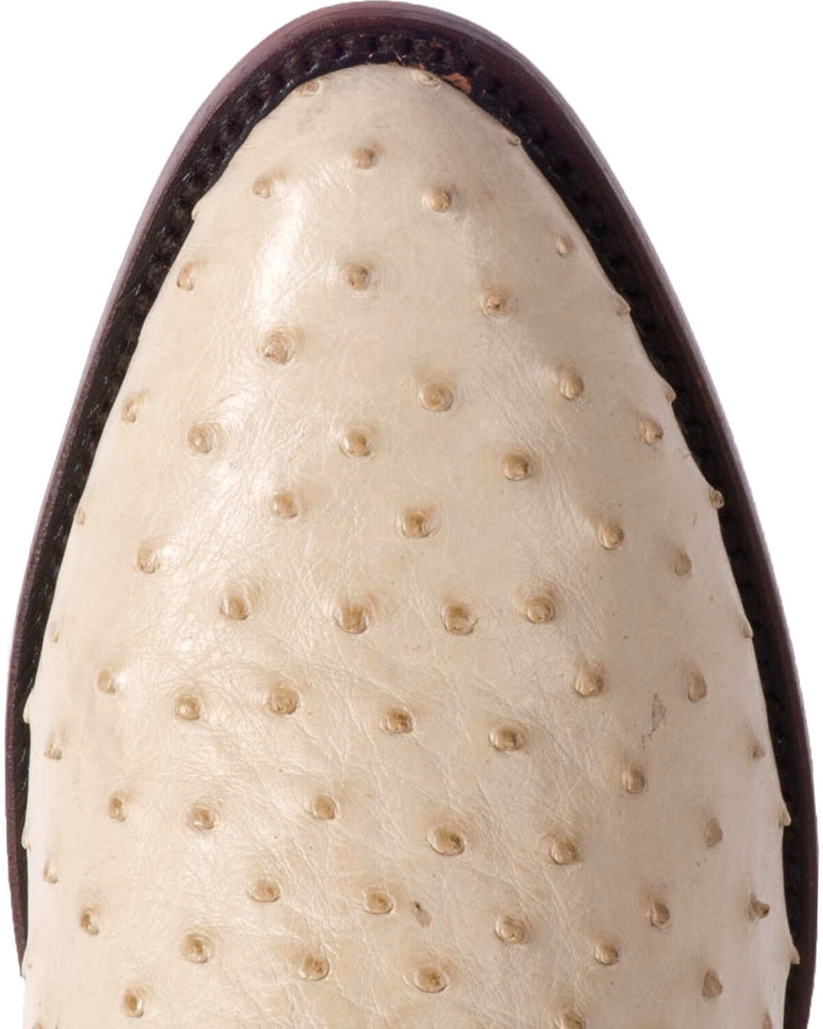 Image #6 - Dan Post Men's White Pershing Full Quill Ostrich Boots - Medium Toe , , hi-res