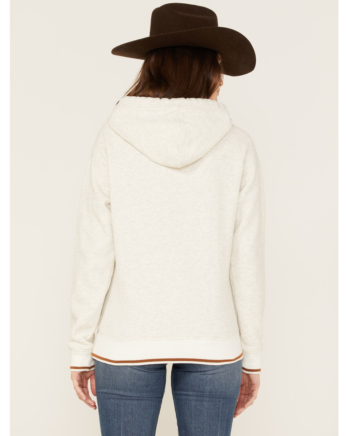 Image #4 - Kimes Ranch Women's Two Scoops Logo Pullover Fleece Hoodie, Oatmeal, hi-res