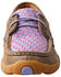 Image #5 - Twisted X Women's Woven Purple Boat Shoes - Moc Toe, , hi-res