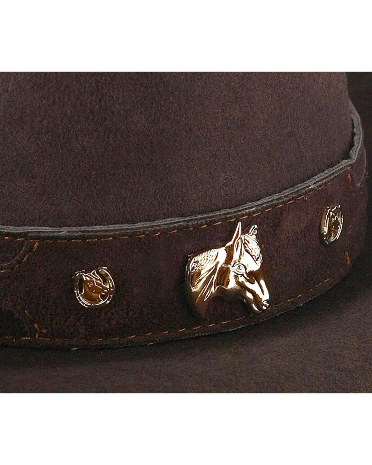 Image #2 - Cody James Kids' Monte Carlo Horsing Around Felt Cowboy Hat, Chocolate, hi-res