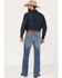 Moonshine Spirit Men's Good Times Wash Stretch Slim Bootcut Jeans , Medium Wash, hi-res