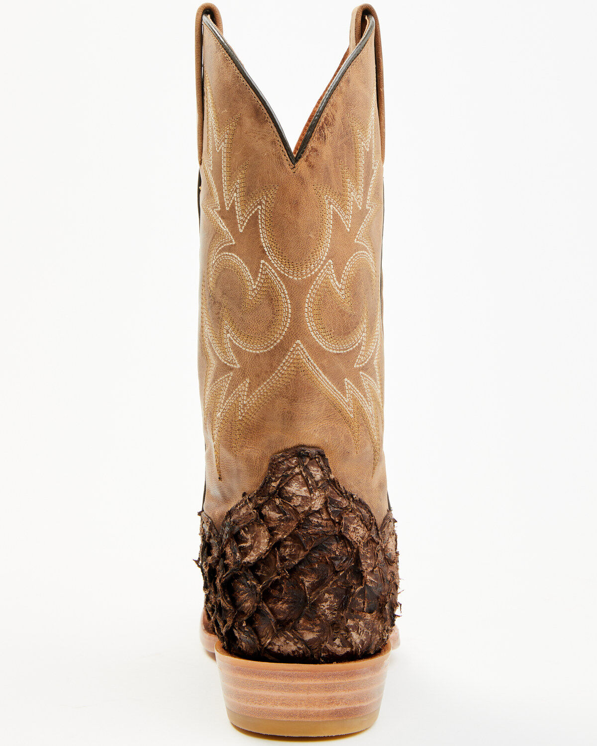Product Name:  Cody James Men's Vaqueras Exotic Pirarucu Western Boots - Square Toe