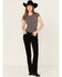 Image #3 - Miss Me Women's Wing Embroidered Mid Rise 32" Bootcut Stretch Denim Jeans, Black, hi-res