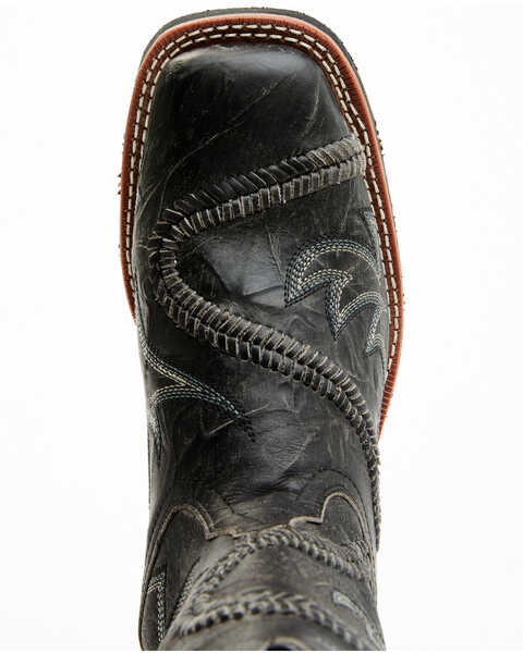 Laredo Men's 11" Kade Western Boots - Broad Square Toe, Charcoal, hi-res