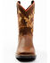 Image #4 - Cody James Boys' Camo Western Boot - Square Toe, Multi, hi-res