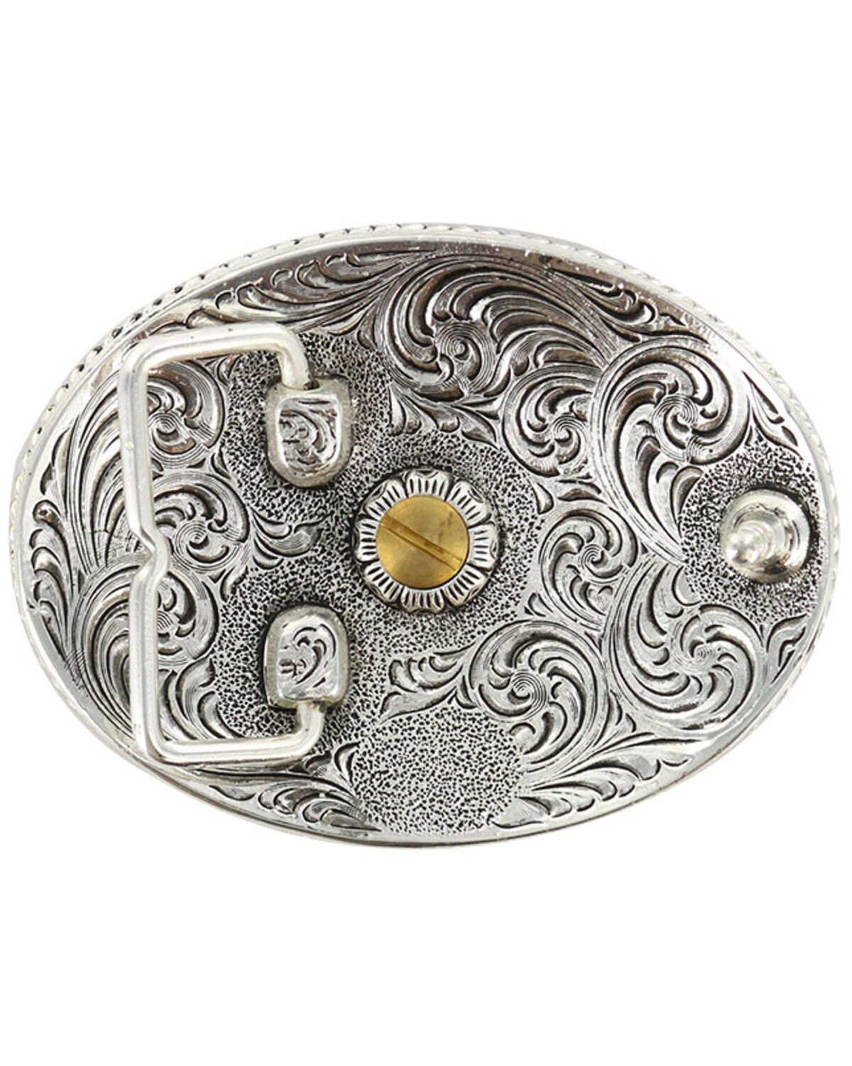 Image #2 - Cody James® Oval Dual-Tone Tennessee Buckle, No Color, hi-res