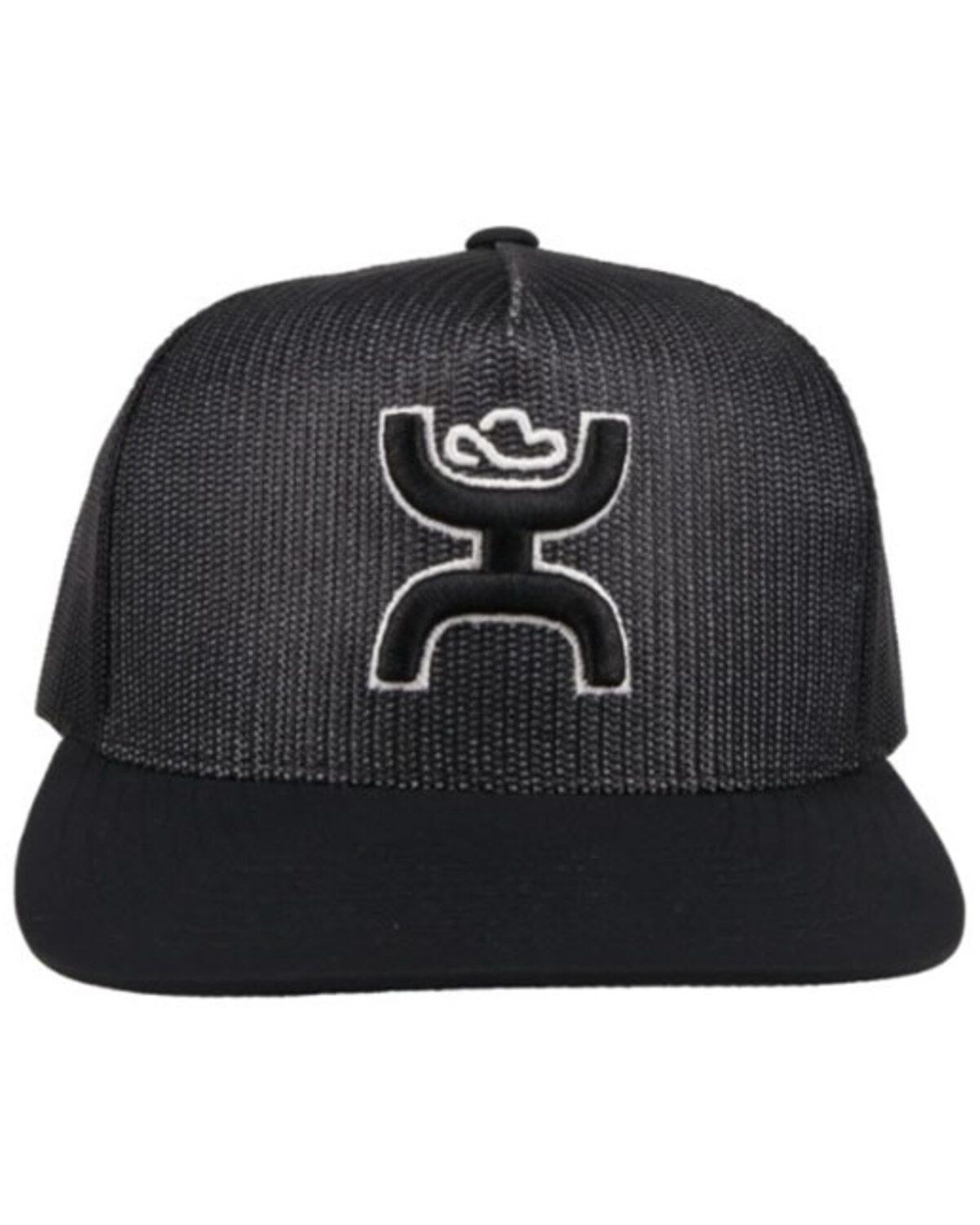 Image #3 - Hooey Men's Baller Logo Mesh Trucker Cap, Black, hi-res