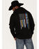 Howitzer Men's We Honor Patriotic Hooded Sweatshirt, Black, hi-res