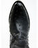 Image #6 - EL Dorado Men's Full Quill Ostrich Exotic Western Boots - Round Toe, Black, hi-res