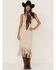 Idyllwind Women's Jewel Street Knit Fringe Dress, Oatmeal, hi-res