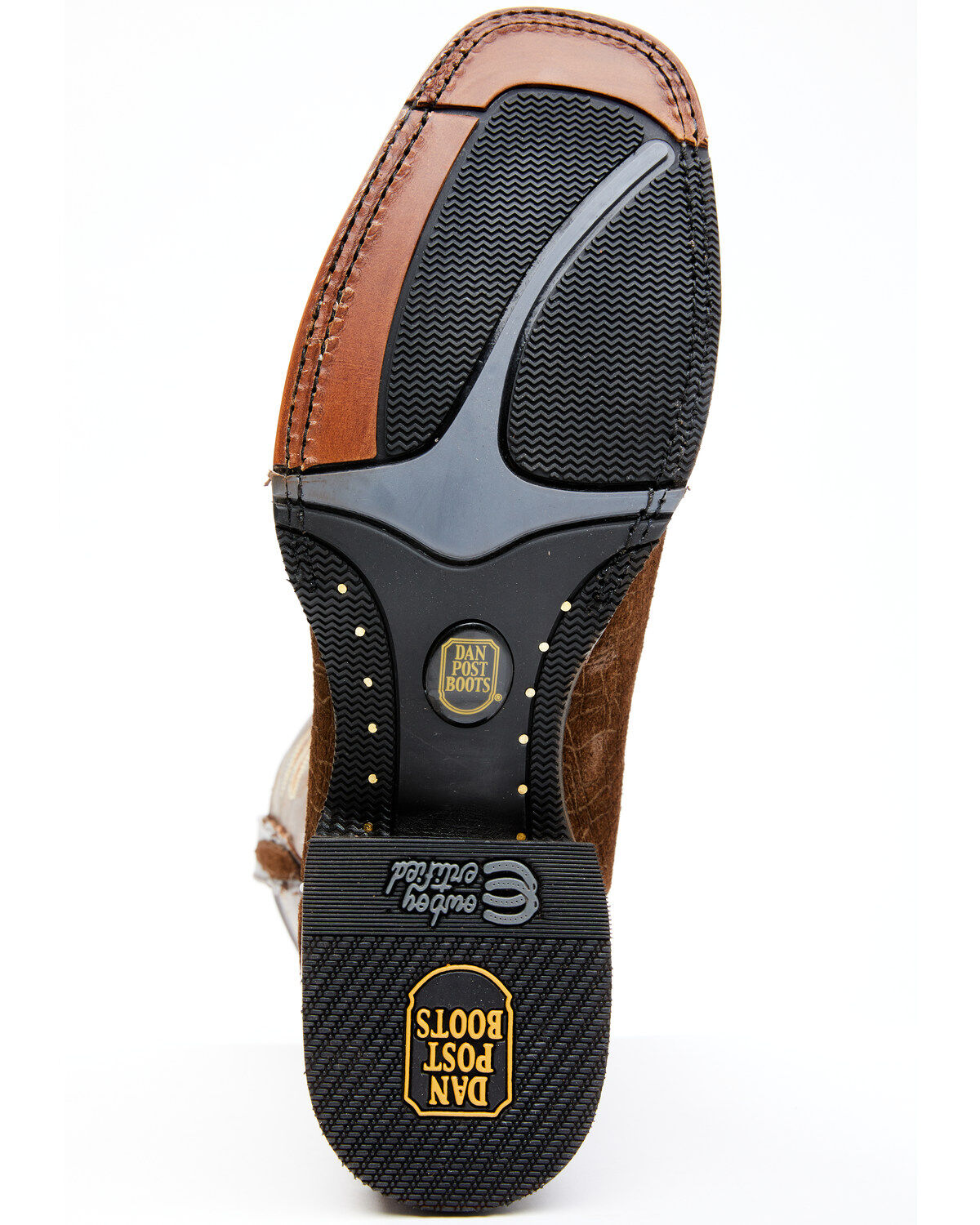 Image #7 - Dan Post Men's Hippo Print Western Performance Boots - Broad Square Toe, , hi-res
