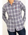 Ariat Women's FR Abigail Plaid Print Long Sleeve Work Shirt , Purple, hi-res