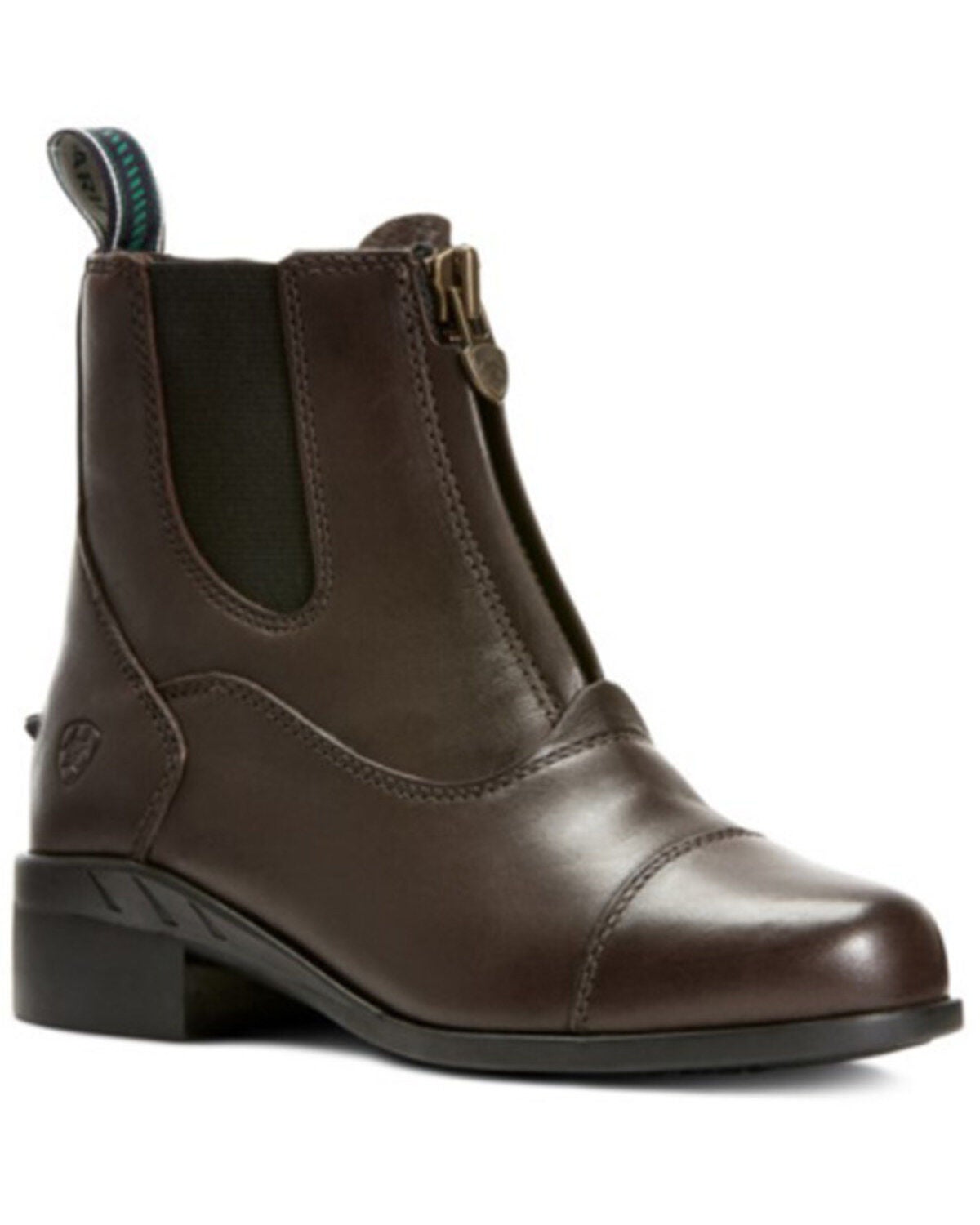 Ariat Girls' Devon IV Paddock Riding Boots - Round Toe, Lt Brown, hi-res