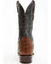 Image #5 - Dan Post Men's 12" Exotic Caiman Western Boots - Round Toe, Brown, hi-res