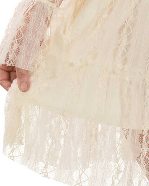 Image #4 - Scully Women's Solid Lined Lace Dress, Ivory, hi-res