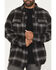 Image #3 - Thorogood Men's Heavyweight Plaid Print Long Sleeve Button-Down Flannel Shirt, Black, hi-res
