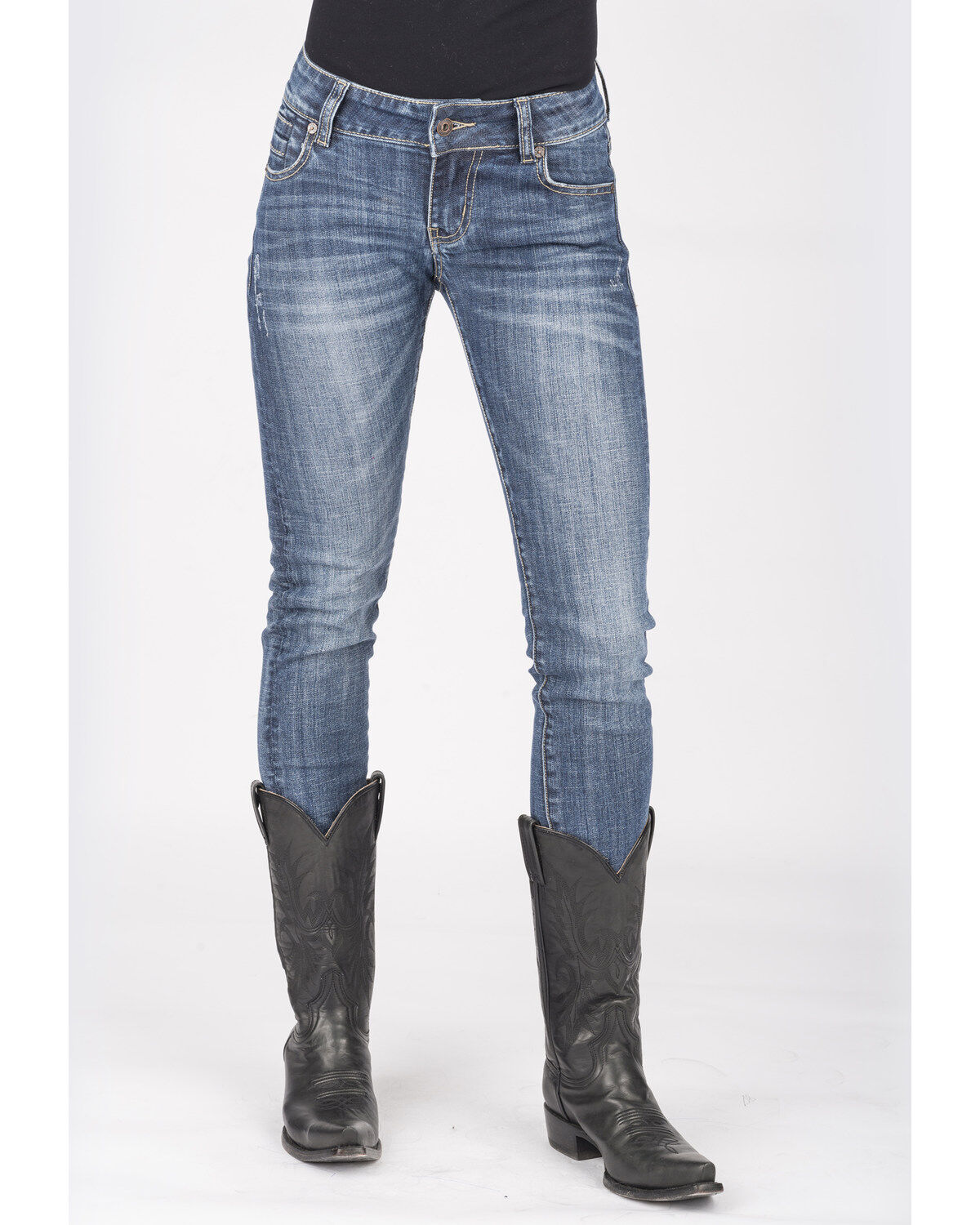 Image #2 - Stetson Women's 503 Pixie Stix Fit Skinny Straight Jeans, , hi-res