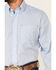 Rough Stock by Panhandle Men's Jacquard Paisley Print Long Sleeve Button Down Western Shirt , Light Blue, hi-res