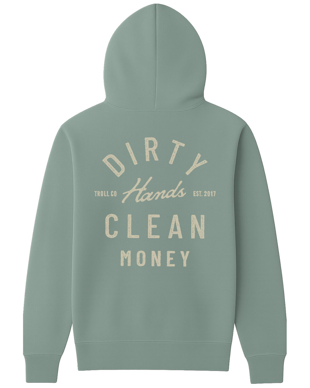 Image #1 - Troll Co Women's Juno Graphic Hoodie, Sage, hi-res