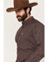 Image #2 - Ariat Men's Constantine Medallion Print Long Sleeve Button-Down Western Shirt - Big, Brown, hi-res