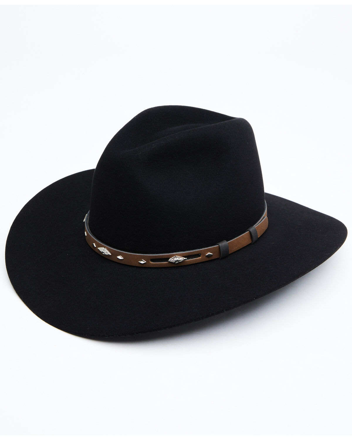 Image #1 - Rodeo King Tracker 5X Felt Western Fashion Hat, Black, hi-res