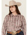 Image #2 - Ariat Women's Kirby Southwestern Print Long Sleeve Button-Down Stretch Western Shirt - Plus, Multi, hi-res