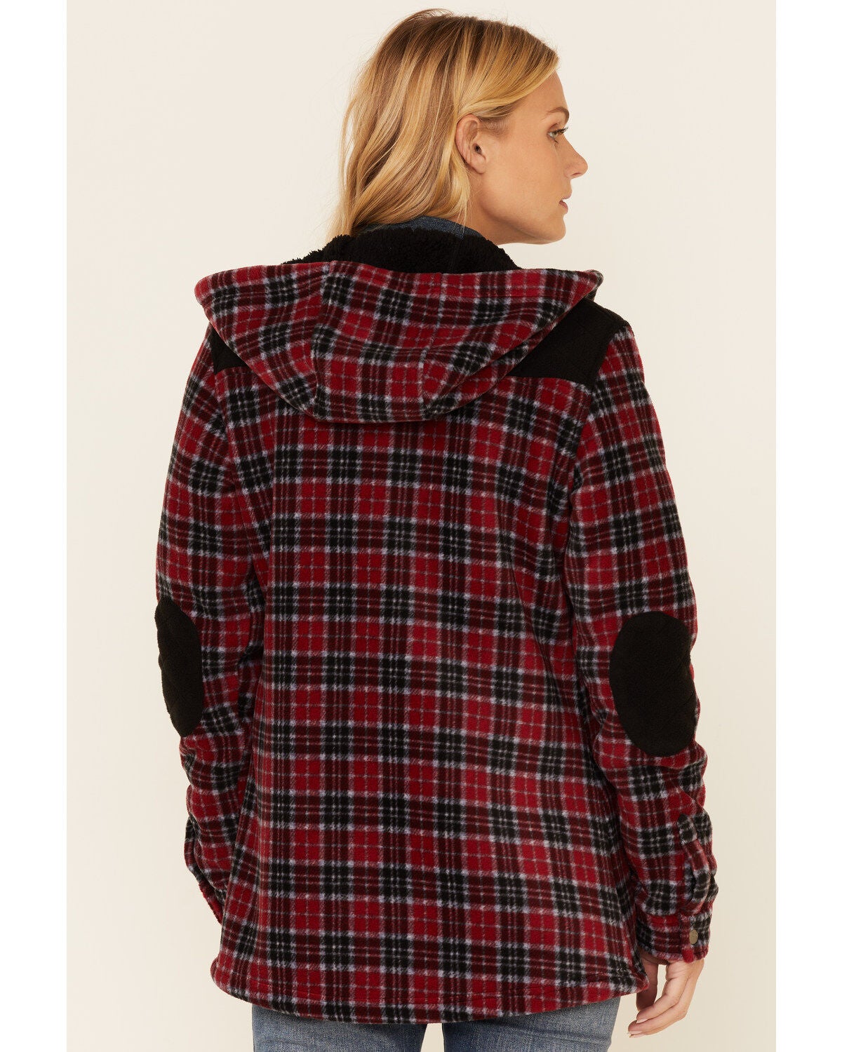 berber checked coat