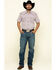 Image #6 - Cody James Men's Kaleidoscope Geo Print Short Sleeve Western Shirt, Maroon, hi-res