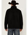 Image #4 - Powder River Outfitters Men's Heather Wool Zip Jacket, Black, hi-res