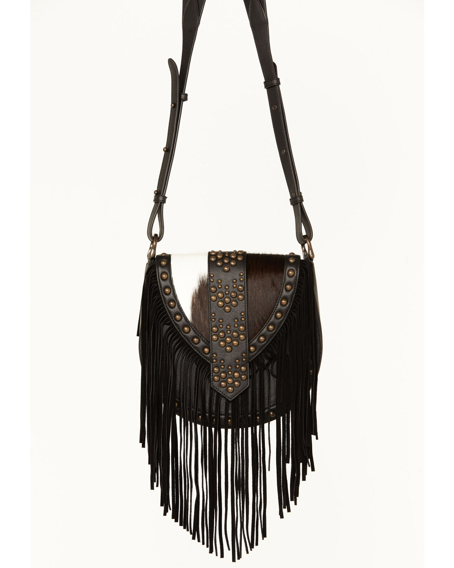 Wonderwest Women s Cowhide Fringe Crossbody Bag Boot Barn
