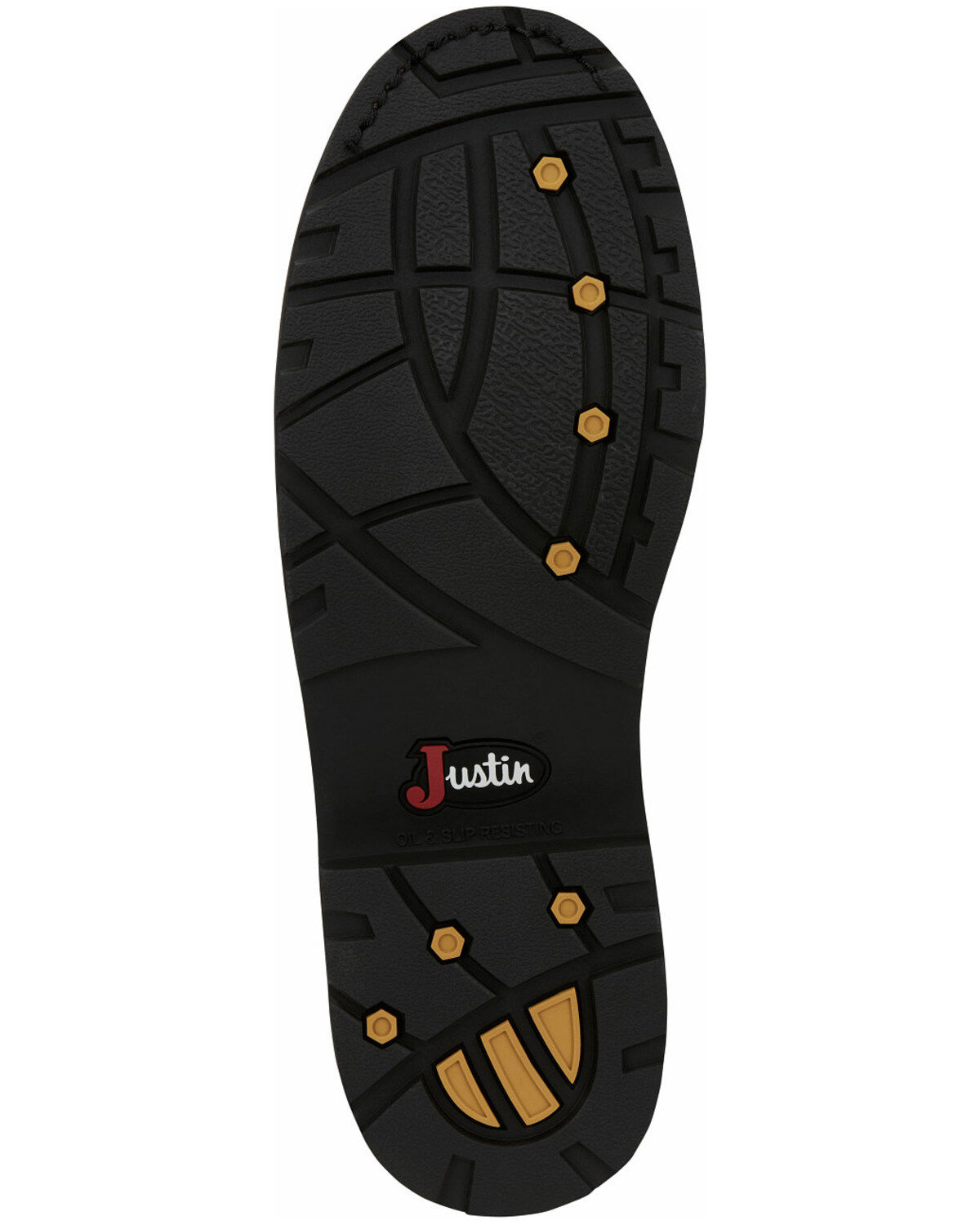 Image #7 - Justin Men's Drywall Work Boots - Soft Toe, Brown, hi-res
