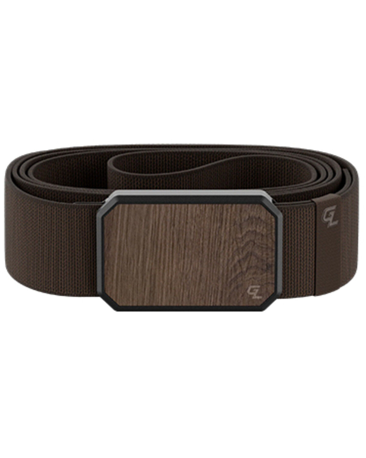 Image #1 - Groove Life Men's Magnetic Buckle Belt, Brown, hi-res