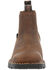Image #4 - Rocky Men's Legacy 32 Twin Gore Western Work Chelsea Boots - Square Toe , Dark Brown, hi-res